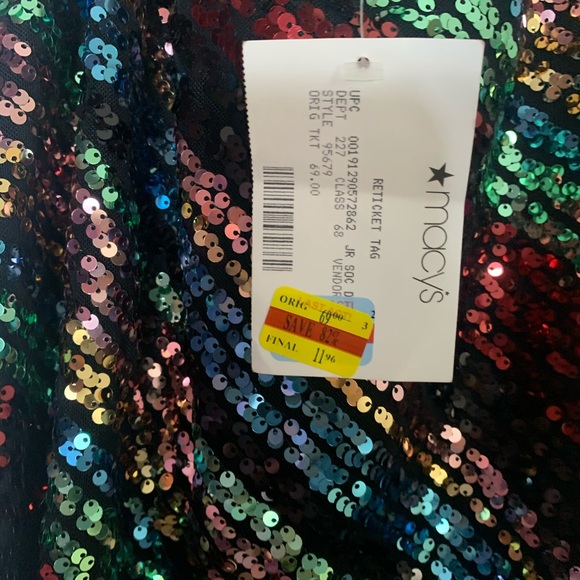 Macy’s sequence party dress - Picture 3 of 3